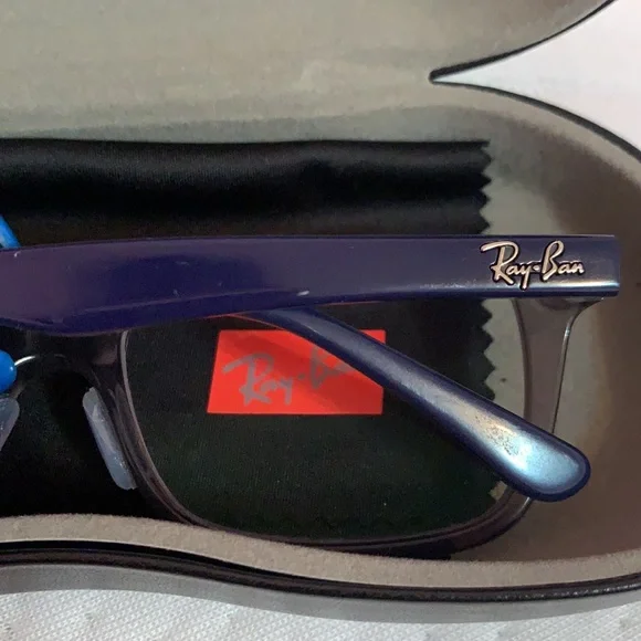Ray-Ban Men’s Tranparent Grey Blue (5228) - Picture 9 of 10